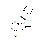 4-氯-6-碘-7-(苯基磺酰基)-7H-吡咯并[2,3-d]嘧啶