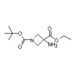 1-Boc-3-氨基氮杂环丁烷-3-甲酸乙酯