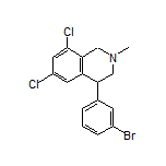4-(3-溴苯基)-6,8-二氯-2-甲基-1,2,3,4-四氢异喹啉