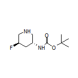 (3R,5R)-3-(Boc-氨基)-5-氟哌啶