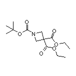 1-Boc-氮杂环丁烷-3,3-二甲酸二乙酯