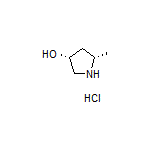 (3R,5S)-5-甲基吡咯烷-3-醇盐酸盐
