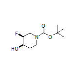 (3S,4R)-1-Boc-3-氟哌啶-4-醇