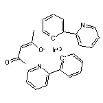 二(2-苯基吡啶)(乙酰基丙酮酸)铱(III)