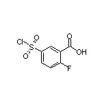 5-(氯磺酰基)-2-氟苯甲酸