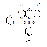 4-(叔丁基)-N-[6-氯-5-(2-甲氧基苯氧基)-[2,2’-联嘧啶]-4-基]苯磺酰胺