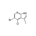 5-溴-4-氯-3-碘-7-氮杂吲哚