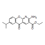 2-氨基-7-异丙基-5-氧代-5H-色烯并[2,3-b]吡啶-3-甲酸乙酯