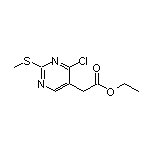 4-氯-2-(甲硫基)嘧啶-5-乙酸乙酯