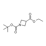 1-Boc-氮杂环丁烷-3-甲酸乙酯