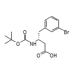 (R)-3-(Boc-氨基)-4-(3-溴苯基)丁酸