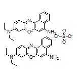 5-氨基-9-(二乙基氨基)苯并[a]吩噁嗪-7-鎓硫酸盐