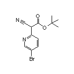2-(5-溴吡啶-2-基)-2-氰基乙酸叔丁酯