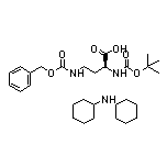(S)-4-(Cbz-氨基)-2-(Boc-氨基)丁酸二环己胺盐