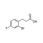 3-(2-溴-4-氟苯基)丙酸