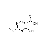 4-羟基-2-(甲硫基)嘧啶-5-甲酸