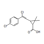 3-[2-氯-2-(4-氯苯基)乙烯基]-2,2-二甲基环丙烷甲酸