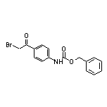 1-[4-(Cbz-氨基)苯基]-2-溴乙酮