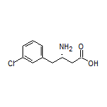 (S)-3-氨基-4-(3-氯苯基)丁酸