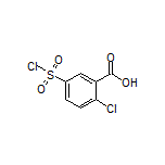 2-氯-5-(氯磺酰基)苯甲酸