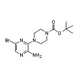 1-Boc-4-(3-氨基-6-溴-2-吡嗪基)哌嗪