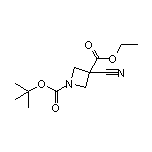 1-Boc-3-氰基氮杂环丁烷-3-甲酸乙酯