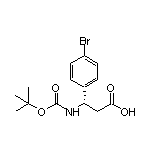 (S)-3-(Boc-氨基)-3-(4-溴苯基)丙酸