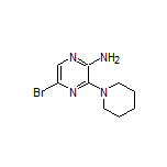 2-氨基-5-溴-3-(1-哌啶基)吡嗪