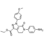 6-(4-氨基苯基)-1-(4-甲氧基苯基)-7-氧代-4,5,6,7-四氢-1H-吡唑并[3,4-c]吡啶-3-甲酸乙酯