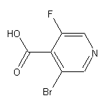 3-溴-5-氟异烟酸