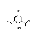 2-氨基-5-溴-3-甲氧基苯甲酸