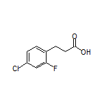 3-(4-氯-2-氟苯基)丙酸