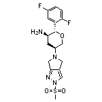 (2R,3S,5R)-2-(2,5-二氟苯基)-5-(2-(甲磺酰基)吡咯并[3,4-c]吡唑-5(2H,4H,6H)-基)四氢-2H-吡喃-3-胺