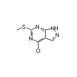4-氯-6-(甲硫基)-1H-吡唑并[3,4-d]嘧啶