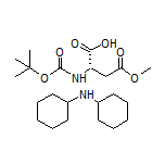 (S)-2-(Boc-氨基)-4-甲氧基-4-氧代丁酸二环己胺盐