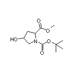 1-Boc-4-羟基吡咯烷-2-甲酸甲酯