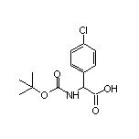 2-(Boc-氨基)-2-(4-氯苯基)乙酸