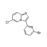 3-(6-溴-2-吡啶基)-6-氯咪唑并[1,2-a]吡啶