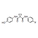 N-(4-氟苯基)-N’-(4-羟基苯基)环丙烷-1,1-二甲酰胺