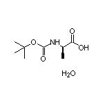 Boc-D-丙氨酸水合物