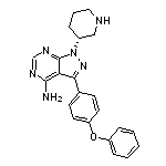 (R)-1-(3-哌啶基)-3-(4-苯氧基苯基)-4-氨基-1H-吡唑并[3,4-d]嘧啶