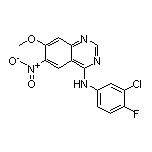 N-(3-氯-4-氟苯基)-7-甲氧基-6-硝基喹唑啉-4-胺