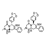 (6R,12aR)-rel-6-(苯并[d][1,3]二噁茂-5-基)-2-甲基-2,3,12,12a-四氢吡嗪并[1’,2’:1,6]吡啶并[3,4-b]吲哚-1,4(6H,7H)-二酮