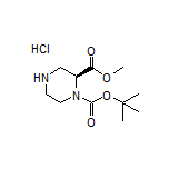 (S)-1-Boc-哌嗪-2-甲酸甲酯盐酸盐