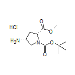 (2R,4R)-1-Boc-4-氨基吡咯烷-2-甲酸甲酯盐酸盐