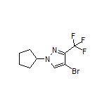 4-溴-1-环戊基-3-(三氟甲基)吡唑