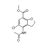 4-乙酰氨基-5-氯-2,3-二氢苯并呋喃-7-甲酸甲酯