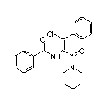 (Z)-N-[1-氯-3-氧代-1-苯基-3-(1-哌啶基)-1-丙烯-2-基]苯甲酰胺