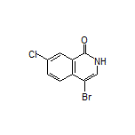 4-溴-7-氯异喹啉-1(2H)-酮