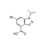 6-溴-1-异丙基吲唑-4-甲酸